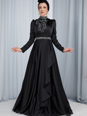 Sıyah Abiye Elbise