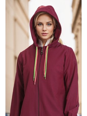 Mor Kapüşonlu Kap Mor Kapüşonlu Kap