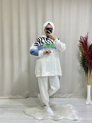 Zebra Desen Eşofman Takımı