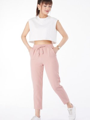Düz Orta Gül Spor Pantolon Düz Orta Gül Spor Pantolon