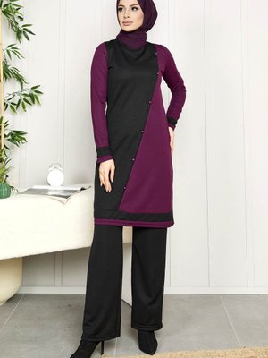 Mor Tunik Pantolon