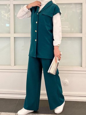 Zumrut Yelek Pantolon