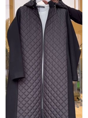 Kadın Tesettür Büyük Beden Mont