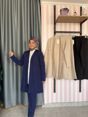 Blazer Ceketli Takım