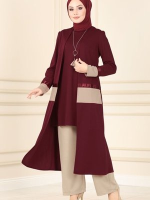 Bordo & Vizyon Kolyeli Takım Bordo & Vizyon Kolyeli Takım