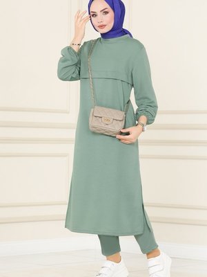 Mint Pat Detaylı Spor Takım Mint Pat Detaylı Spor Takım