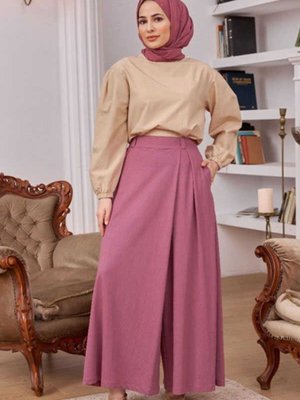 Ancelina Pantolon Etek Lila