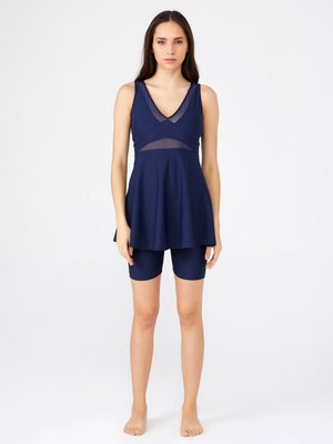 Koyu Lacivert Havuz Mayosu