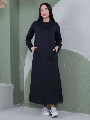 Antrasit Kapşonlu Kap