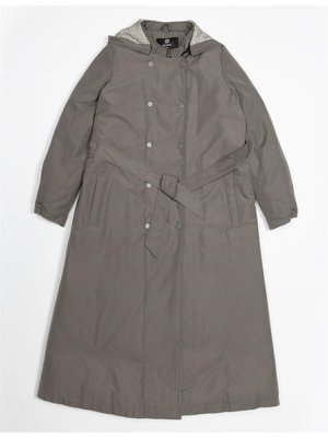 Belden Ayarlamalı Kapüşon Detaylı Füme Mont