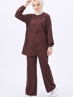 Kahve Tunik Pantolon