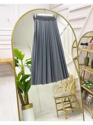 Winda Pliseli Etek Gri Winda Pliseli Etek Gri