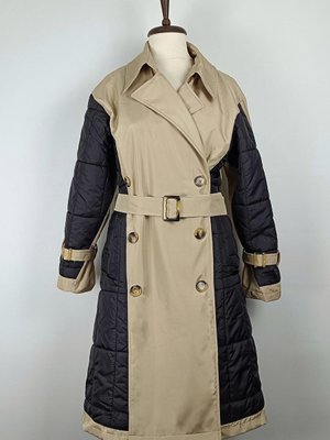 Kapitoneli Trençkot Taş Kapitoneli Trençkot Taş