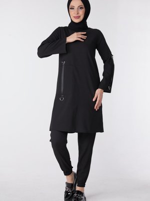 Sıyah Tunik Pantolon