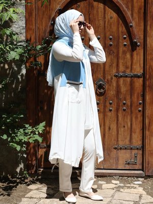 Uzun Parçalı Lakos Kumaş Spor Yelek