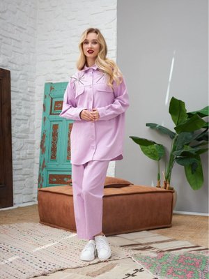 Gabardi Elişlemeli Gömlek