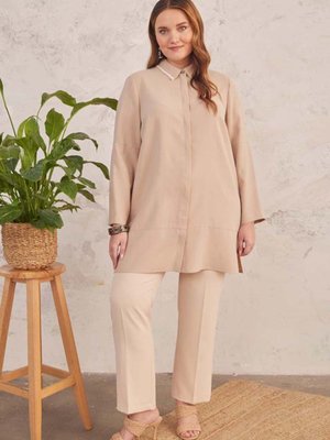 Yakası Püskül Detaylı Tunik