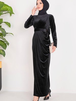 Sıyah Abiye Elbise