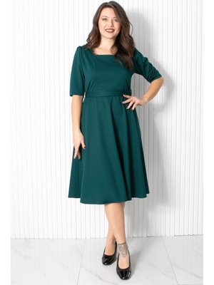 Kemer Detay Abiye Elbise Zümrüt