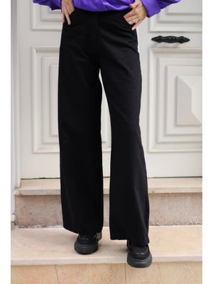 Lorava Siyah Kot Pantolon