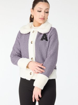 Lıla Baskılı Peluş Ceket