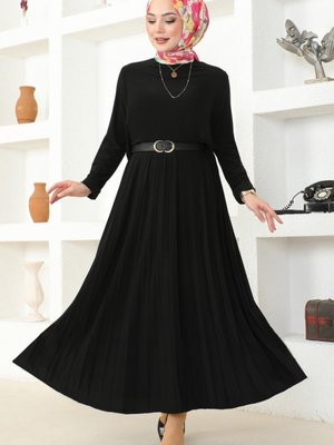 Siyah Piliseli Etekli Sandy Takım