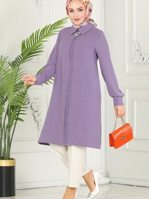 Lila Pat Detaylı Aerobin Tunik Lila Pat Detaylı Aerobin Tunik