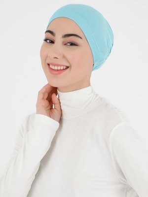Turkuaz Likralı Geçme Bone Turkuaz Likralı Geçme Bone