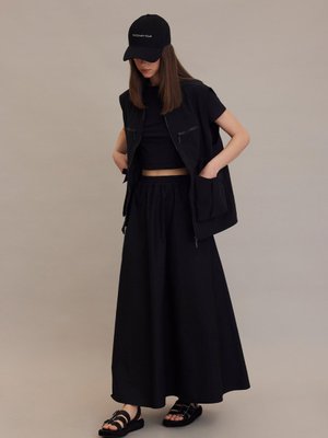 Bol Kesim Kloş Etek Siyah Bol Kesim Kloş Etek Siyah