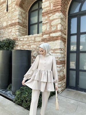 Özel Taşlı Krep Takım