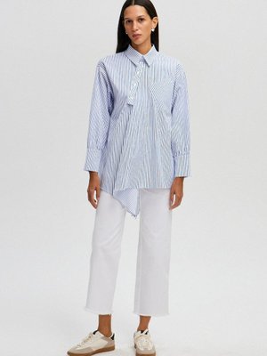 Asimetrik Poplin Tunik Asimetrik Poplin Tunik