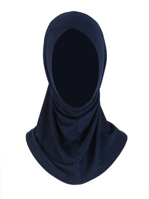 Lacivert Çapraz Çocuk Türbanı