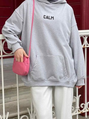 Calm Baskı Detaylı Sweatshirt