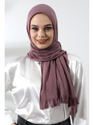 Hazır Pratik Fitilli Pamuklu Şal Gül Kurusu Hazır Pratik Fitilli Pamuklu Şal Gül Kurusu