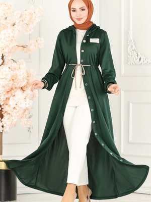 Zümrüt Beli Tünelli Arma Detay Ferace Zümrüt Beli Tünelli Arma Detay Ferace