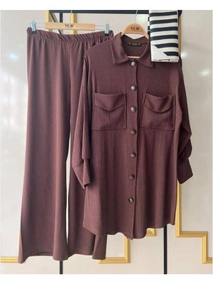 Cepli Düğmeli Salaş İkili Takım