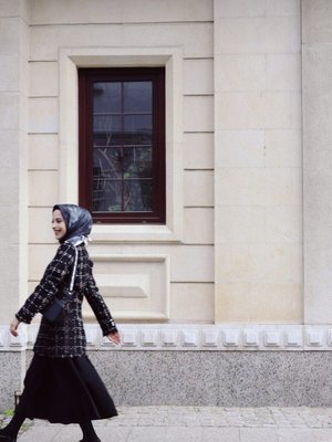 Kemerli Fermuarlı Kloş Etek(s Beden)