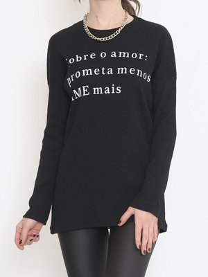 Kaşkorse Baskılı Tunik Siyah Kaşkorse Baskılı Tunik Siyah