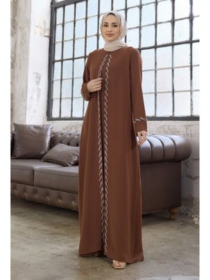 Camel Lara Büyük Beden Abiye