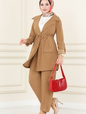 Latte Beli Tünelli Kışlık Takım Latte Beli Tünelli Kışlık Takım