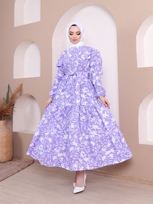 Lina Desen Tesettür Elbise