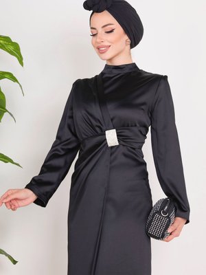 Sıyah Abiye Elbise