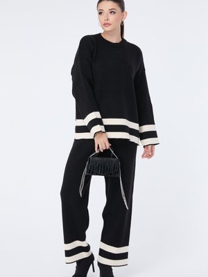 Sıyah Triko Tunik Pantolon