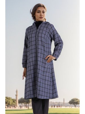 Kapüşonlu Kaşe Kap Siyah Lacivert Kapüşonlu Kaşe Kap Siyah Lacivert