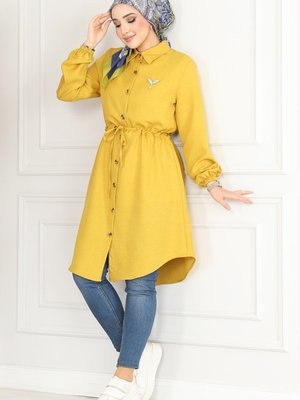 Hardal Beli Tünelli Tunik Hardal Beli Tünelli Tunik