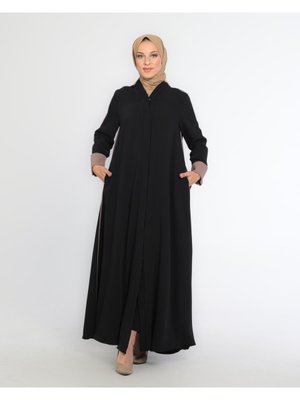 Biyeli Abaya Ferace Cupra Kumaş Biyeli Abaya Ferace Cupra Kumaş