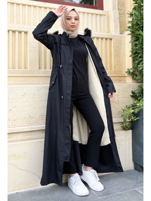 Siyah Kolu Çakımlı Bondit Mont Siyah Kolu Çakımlı Bondit Mont