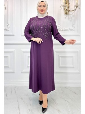 Mürdüm Cansel Abiye Elbise