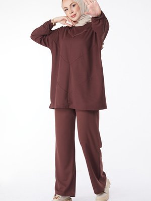 Kahve Tunik Pantolon
