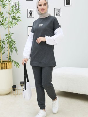 Tunik + Pantolon Antrasıt